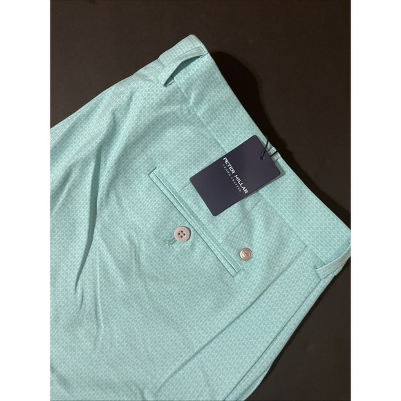 Peter Millar Men's Crown‎ Crafted Surge Shorts Sz 42 Golf Blue Preppy Beach NWT